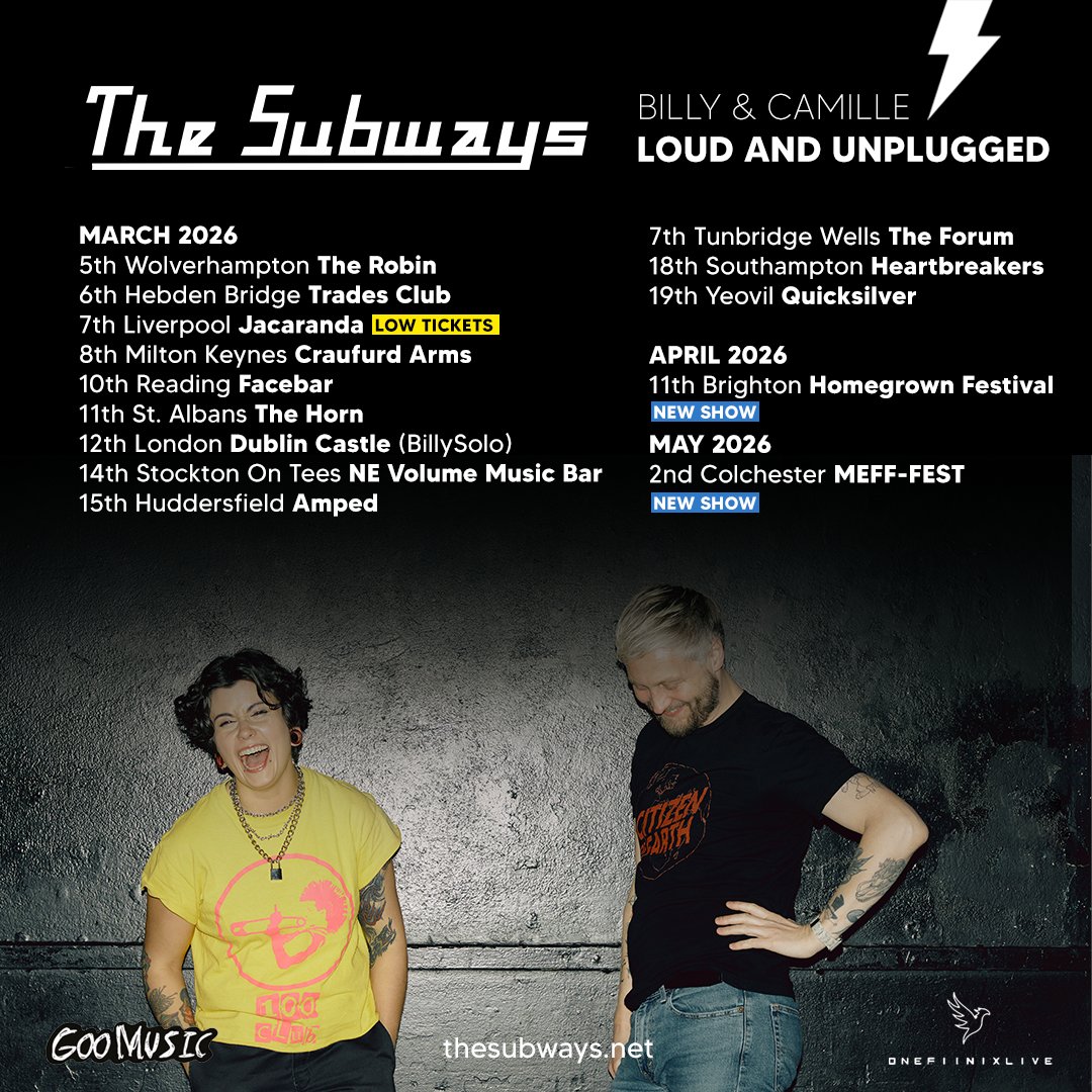 The Subways tweet media