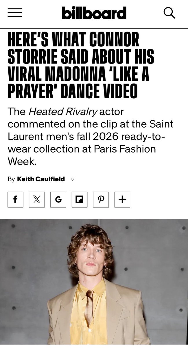 Connor already positioned as A-list material. Mentioned in the same row ...