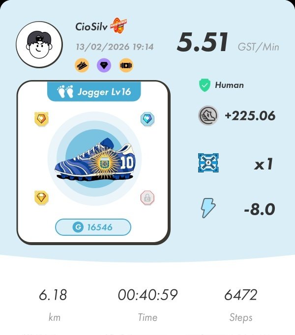 CioSilv's tweet photo. #STEPN evening easy run 😜
Tomorrow is a break day 😴
Sunday I have a long run😈
Also on Sunday I will send the rest of the sneakers to the winners of the #STEPNGoats 2025 season.
Have a good night 😇
Activation code: 89662938 https://t.co/kb2TJl9Ga4