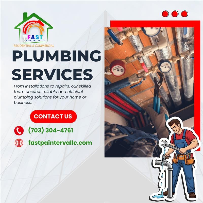 FastpainterVa's tweet photo. At Fast Painters LLC, we also offer reliable and efficient professional plumbing services. Our team is prepared to handle everything from repairs to installations, working with precision and quality materials to ensure long-lasting results.

🌐 https://t.co/qmtmQImnc1
#painting https://t.co/pe71Cqwd7F