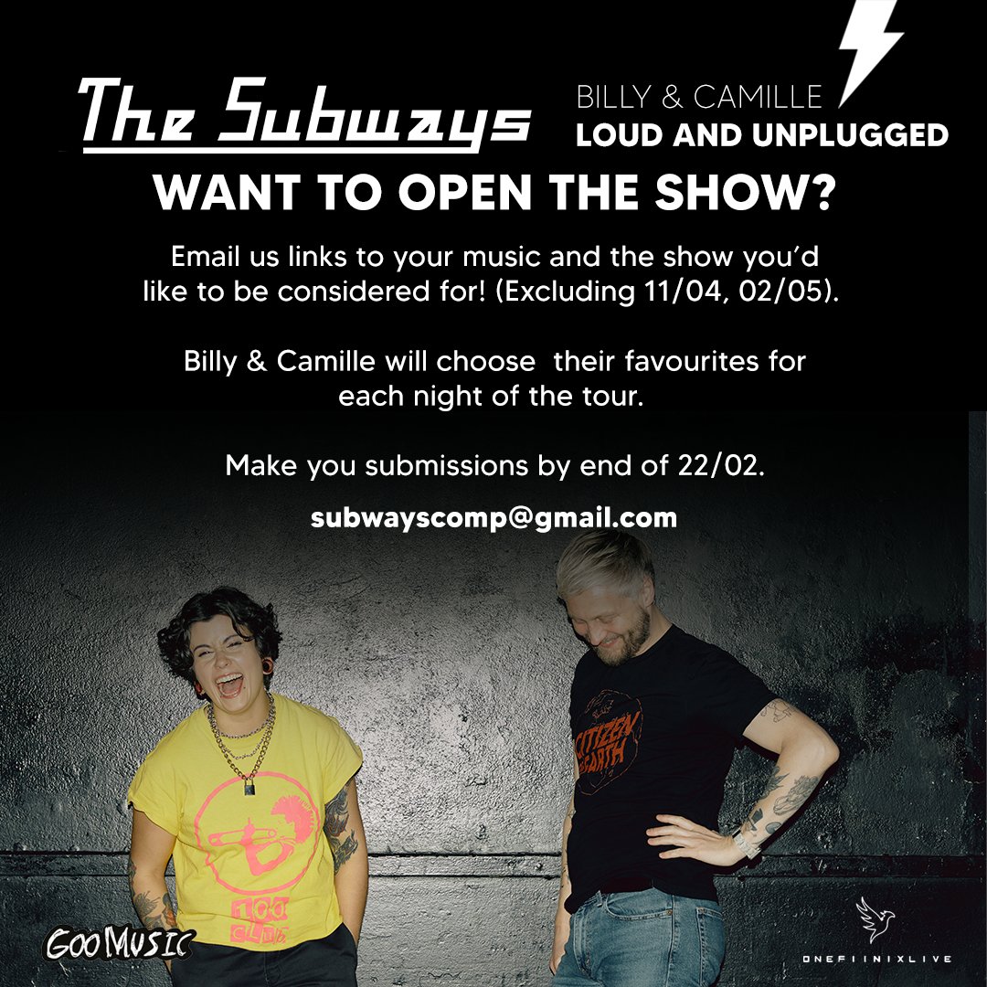 The Subways tweet media