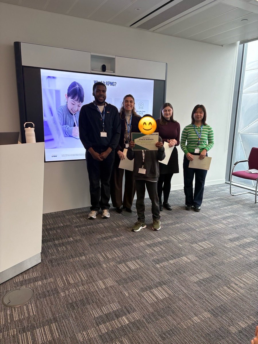 Y5 had a great time at <a href="/KPMG/">KPMG</a> today for World of Work Week! The theme was all about ethical businesses. The children got to invent their own ideas and then pitch them to the Dragons! Such a brilliant way to get the children thinking about business and responsibility.<a href="/InspireEBP/">Inspire EBP</a>