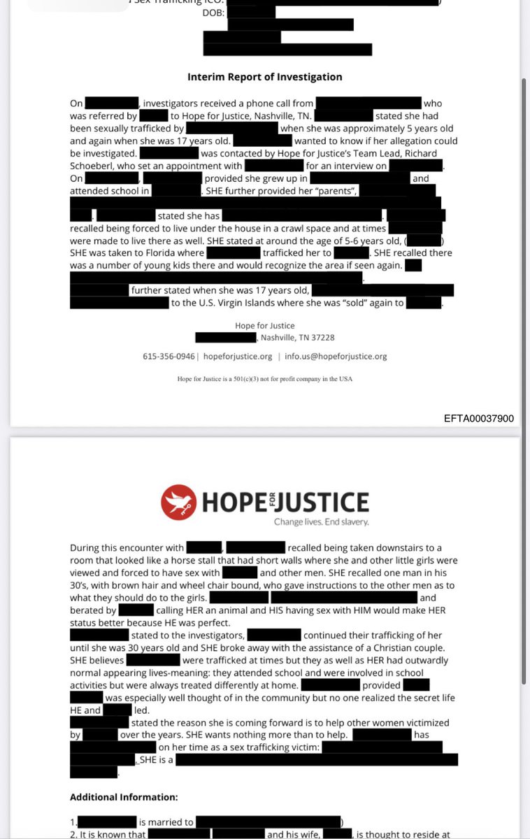 Omgsh. 

A 5 year old girl was trafficked and was raped in a horse stall with other little girls who were forced to watch.