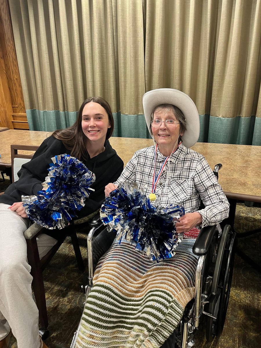 OmahaSADev's tweet photo. Omaha SAAC spent this past Tuesday evening at a local senior living facility for an Olympic-themed game night 🥇🖤

We had so much fun competing alongside the residents! https://t.co/HJ7CS8Q1Ln