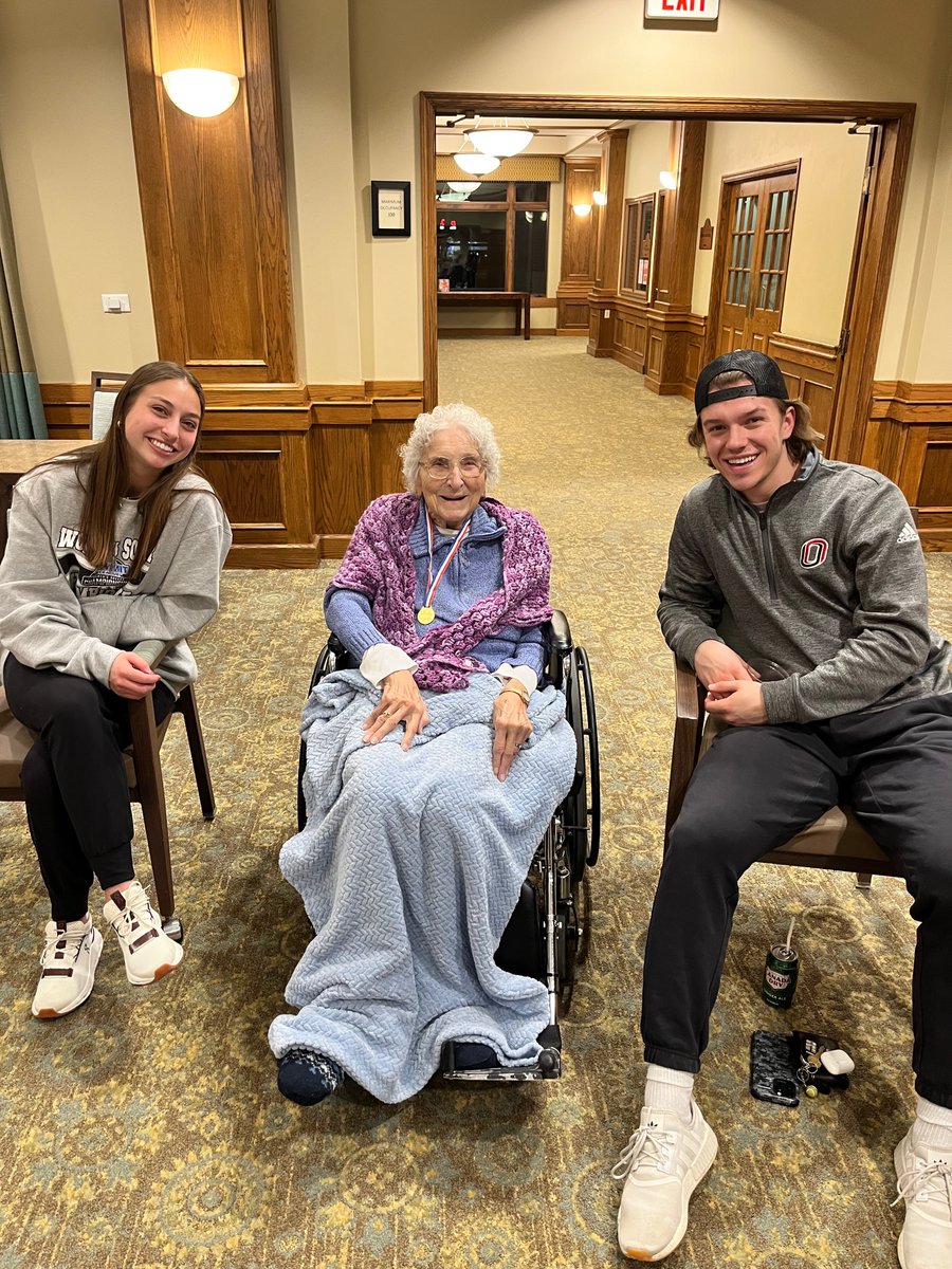 OmahaSADev's tweet photo. Omaha SAAC spent this past Tuesday evening at a local senior living facility for an Olympic-themed game night 🥇🖤

We had so much fun competing alongside the residents! https://t.co/HJ7CS8Q1Ln