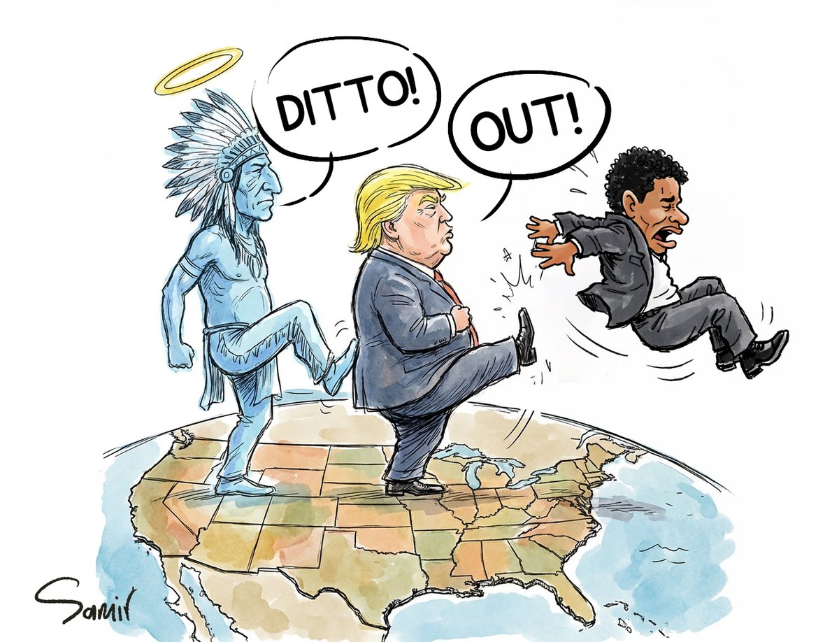 ErickaFeusier's tweet image. When a nation built on immigration starts kicking people out, history has a way of answering back: who really belongs, and who gets to decide?
#Trump #Immigrants #ICE