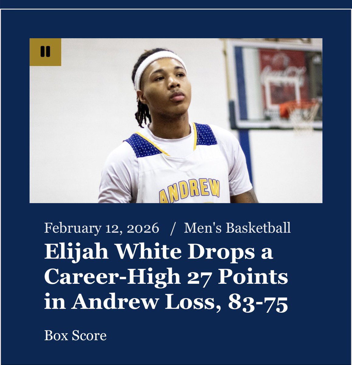 Elijah White tweet media