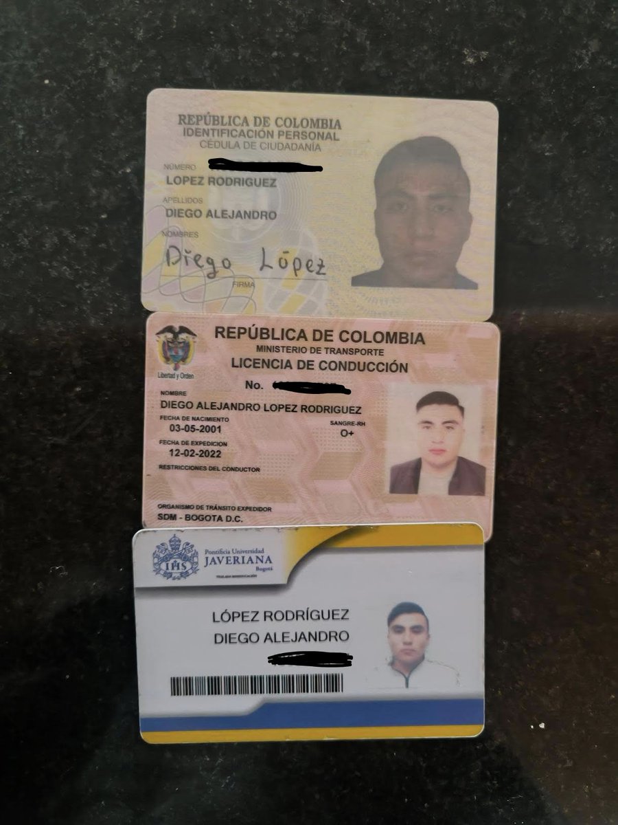 #SERVICIOSOCIAL Los documentos de identidad de Diego Alejandro López Rodríguez fueron encontrados a la salida del estadio el miércoles pasado. 

Contactar a Esteban vía Instagram en este perfil 
instagram.com/estebancamiilo…

#EstamosEnTodosLados
