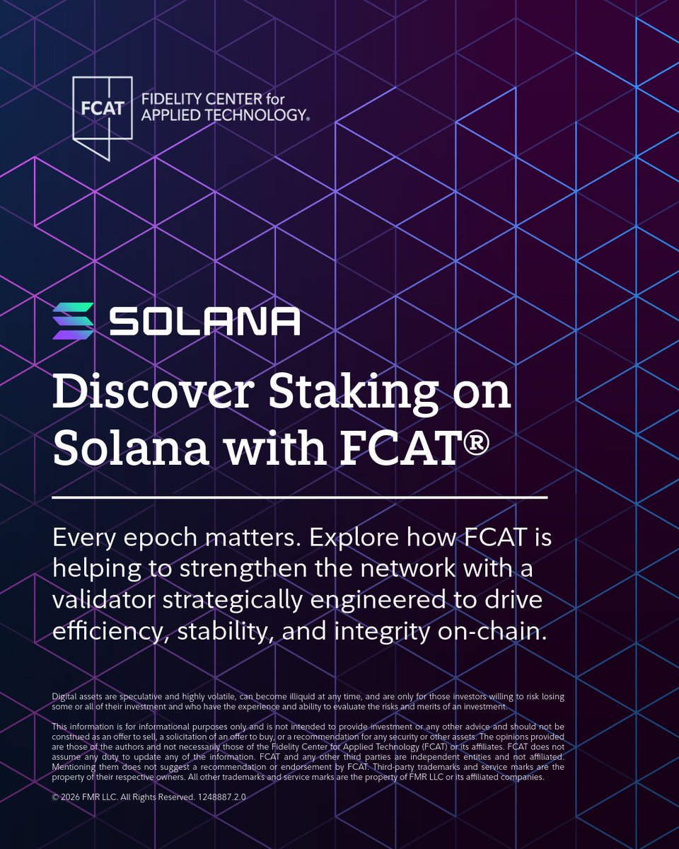 Fidelity Center for Applied Technology (FCAT®) tweet media