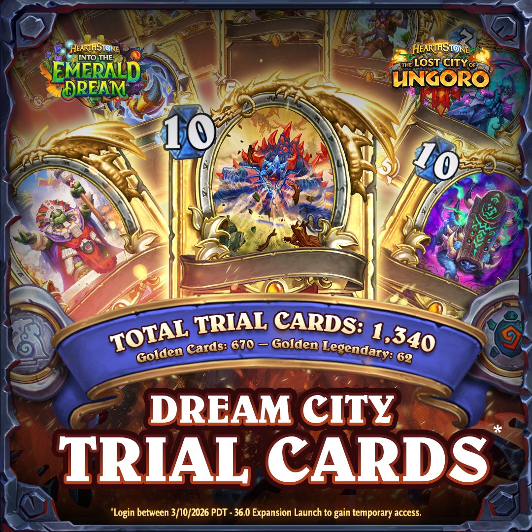 On March 10, Chromie’s bending the timeline to hand you TWO expansions’ worth of free cards. Gear up, Azeroth’s future is in your deck now!