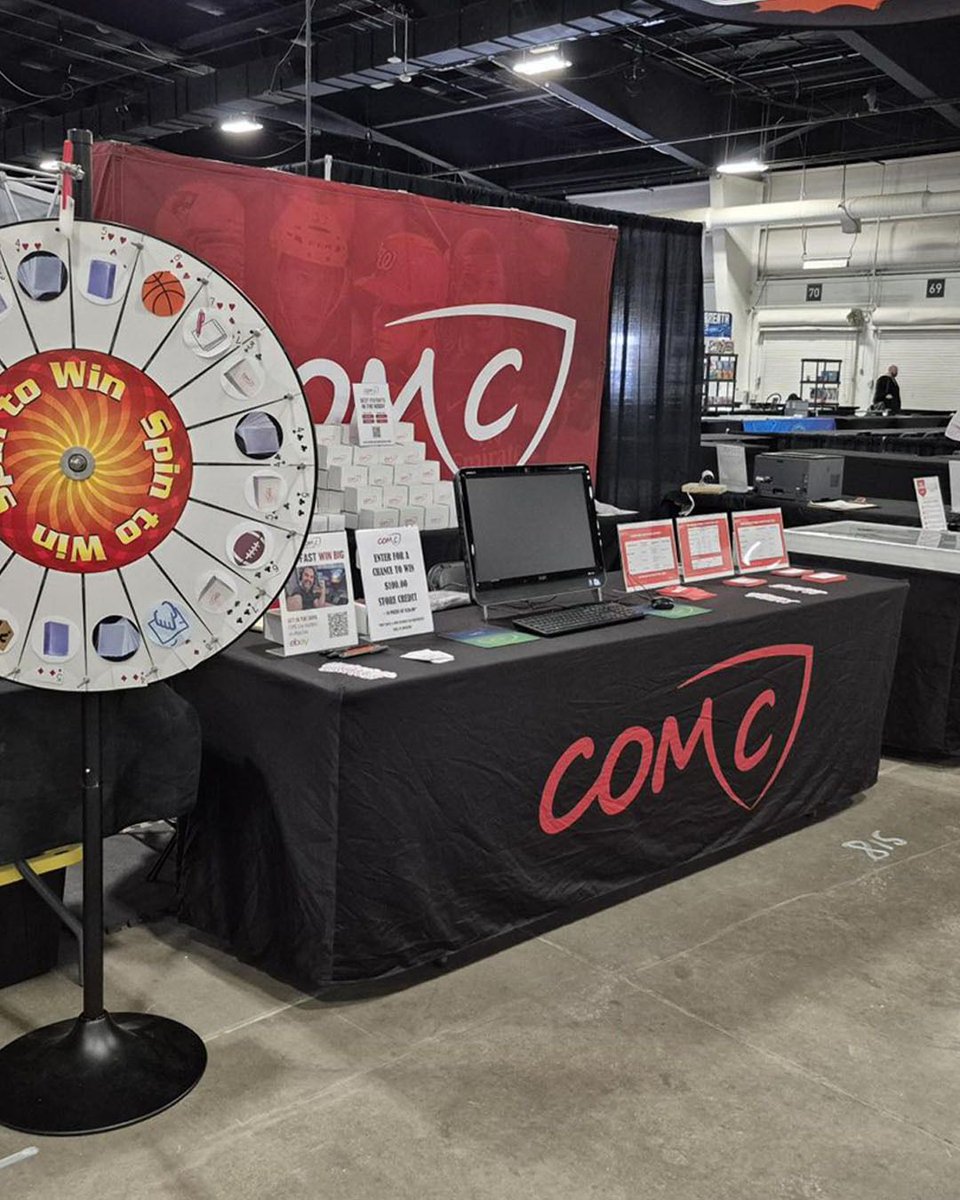CheckOutMyCards's tweet photo. COMC will be at the The Collectors Supershow in Mississauga, Ontario this weekend! Stop by our booth # 815 to submit your cards on-site and take advantage of all the benefits of selling through COMC!

Check out our show calendar: https://t.co/qudwllyZYO https://t.co/3m7jAyCzFU