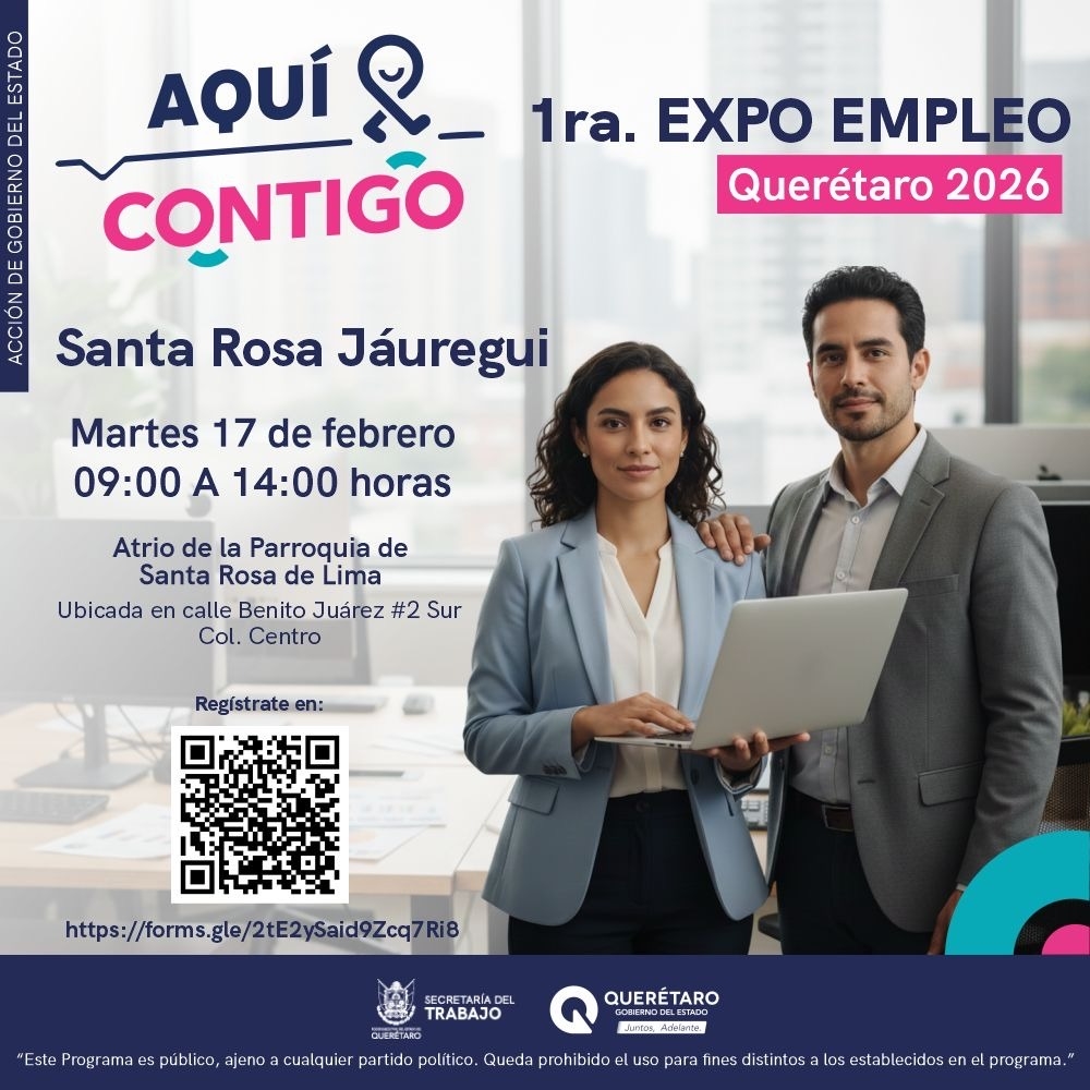 La Secretaría del Trabajo Invita a Explo Empleo en Santa Rosa Jáuregui #AQ is.gd/6AXR9r