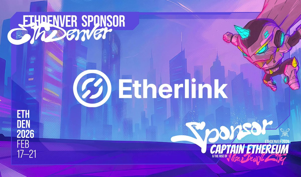 etherlink's tweet photo. ETHDenver is almost here 🏔️

The Etherlink booth at @EthereumDenver is in Devtopia, Booth 510D.

⚡ Smart Rollups
⚡ DeFi
⚡ EVM-native infra
⚡ Real-world assets

Building? Let’s connect. 🧵👇 https://t.co/7AsMRuBtmM