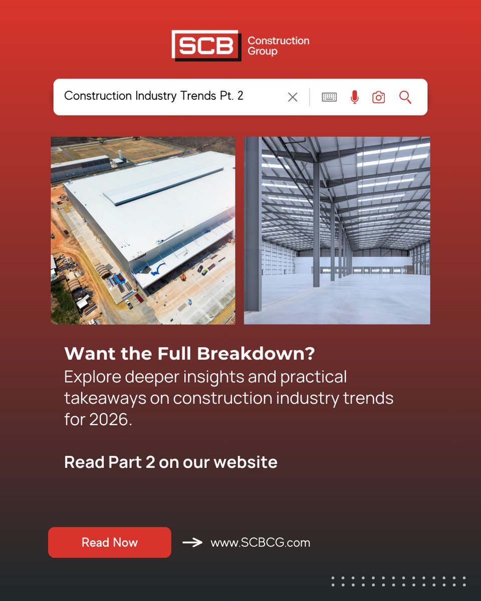 SCBConstructGrp's tweet photo. Speed matters—but resilience wins. In 2026, leading firms are building smarter systems around supply chains, adaptive reuse, and data-driven delivery. Part 2 breaks down what’s working, why it matters, and how to replicate it—practically, not theoretically. https://t.co/zrZph60K06