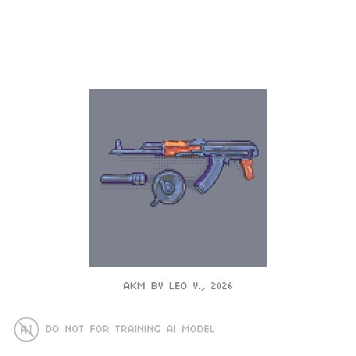 AKM #pixelart #ドット絵