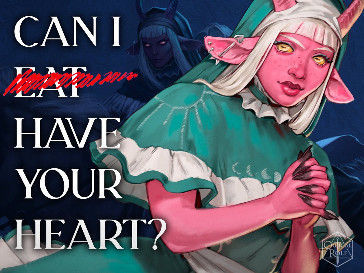 CriticalRole's tweet image. Happy #ValentinesDay from Aramán! 💕