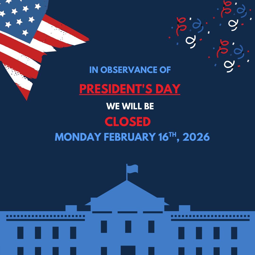 WarrenHealth's tweet image. In observance of President's Day, we will be CLOSED on Monday February 16th.
Thank you!