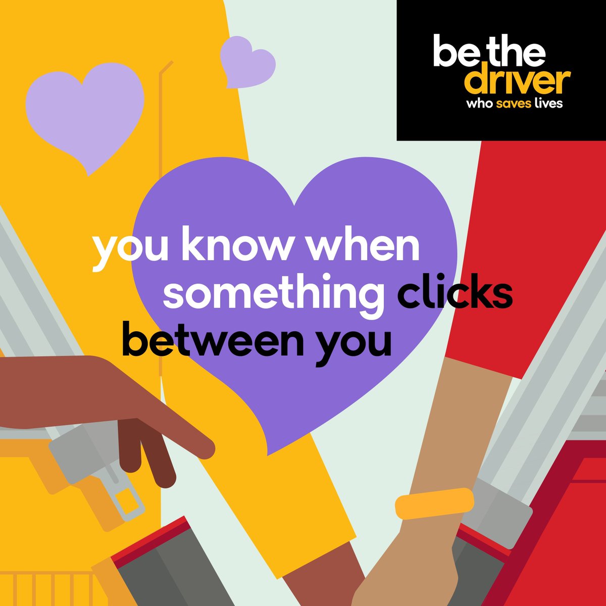 A crash without a seat belt? That’s a breakup you may not recover from. Buckle up — or face the consequences. 

#BeTheDriver 
#SeatBeltSafety
#ValentinesDay