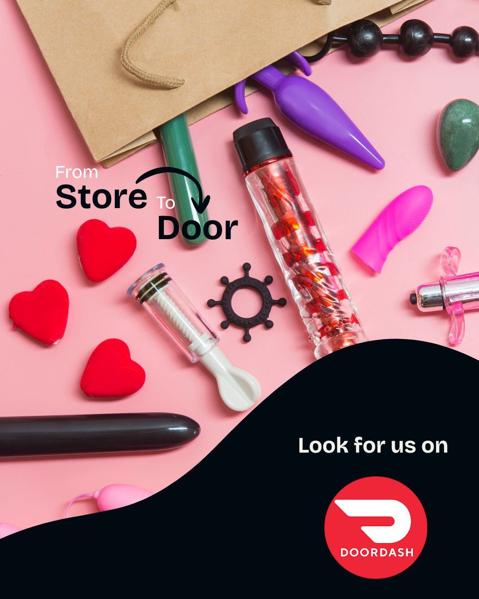 Staying in tonight? We've got you covered 🔥 Order from us on DoorDash and  let us bring the fun to you. #DoorDashDelivery #NightIn #PleasureDelivered  #SelfLove