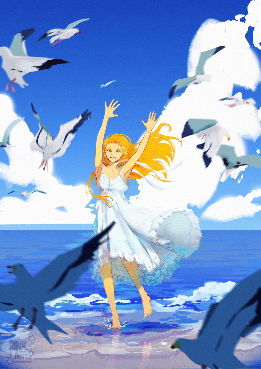 Beach day!!⭐🌊
#Zelda #BOTW