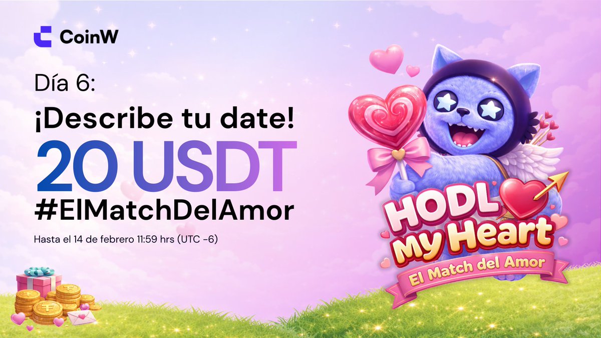 💘 HODL MY HEART: EL MATCH DEL AMOR 💘
🍽️ Dinámica: Mi Cita con 20 USDT

Hoy toca soñar en modo low-budget pero top vibes 😮‍💨💘
Descríbenos tu cita perfecta con 20 USDT (mientras más creativa, mejor).

💰 Premios:
✨ 3 ganadores - 20 USDT c/u ✨
(Ganan las descripciones más
