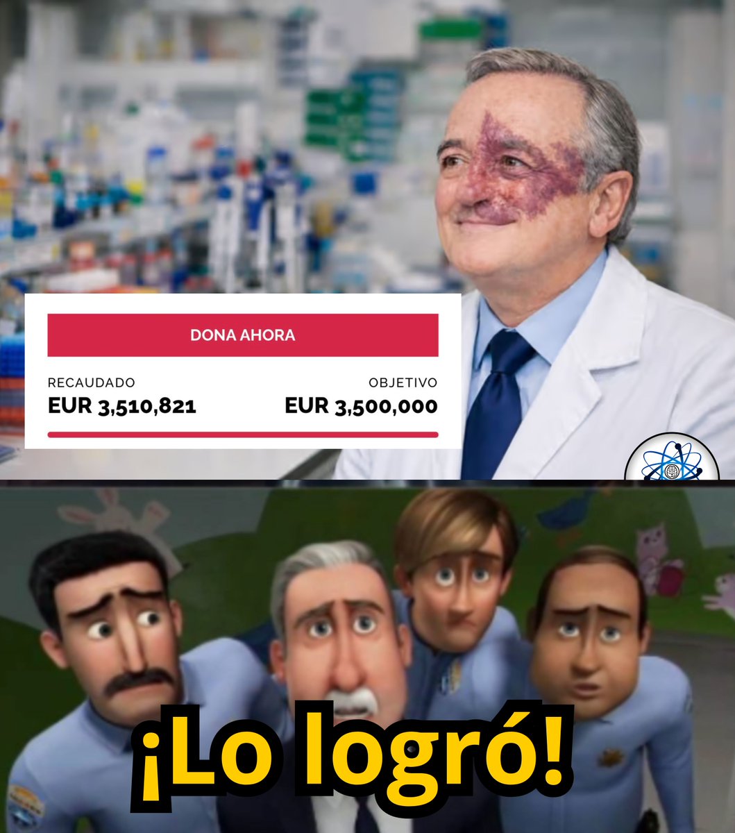 🚨 ¡LO LOGRÓ! 🚨

El Dr. Mariano Barbacid y miles de personas que nunca se rindieron han alcanzado la meta. 💛Más que una cifra, son años de ciencia, esperanza y un movimiento colectivo que demostró que la investigación también puede avanzar gracias a la gente común.

Cada