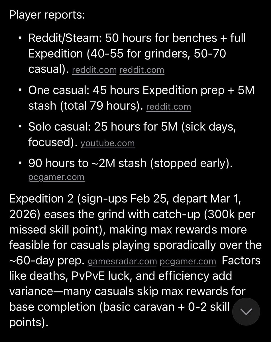 AdamAnarchy's tweet image. @EmbarkStudios @ARCRaidersGame This expedition bullshit is the worst idea you’ve made to date. ANYONE with a REAL JOB has zero opportunity to complete the expedition. This gives streamers and jobless individuals a massive advantage over casual players. This will sink your game.
