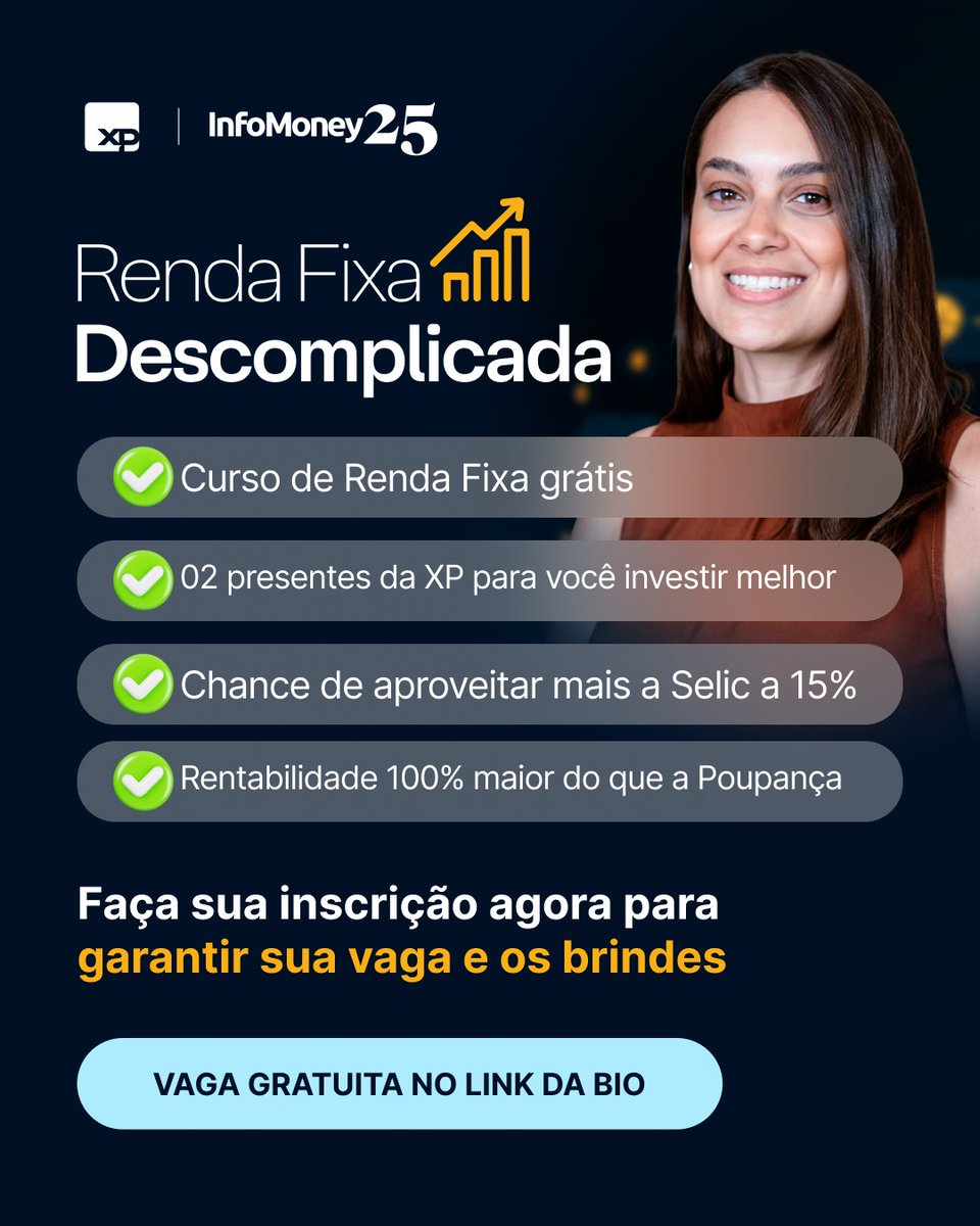 infomoney's tweet image. Faça a alta dos juros render para você com planejamento do  “Renda Fixa Descomplicada” do InfoMoney.

Com o conteúdo, você faz seu dinheiro multiplicar o sem se expor a grandes riscos.

Inscreva-se no link : lps.infomoney.com.br/renda-fixa-des……

#Investimentos #RendaFixa #Selic #Juros #IMC