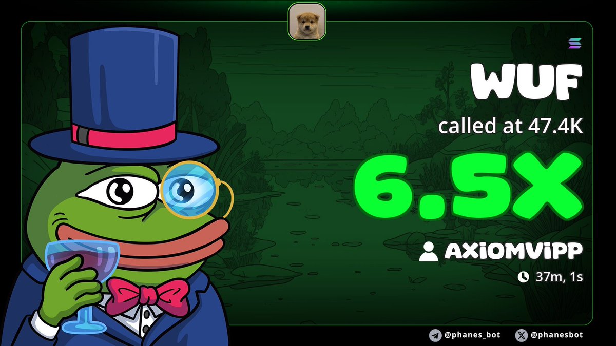 AxiomCall's tweet image. $WUF Easy 1M
DemaVbdRNKRokEKyfbn3aCASmw5jrPGdPxnnSPmopump