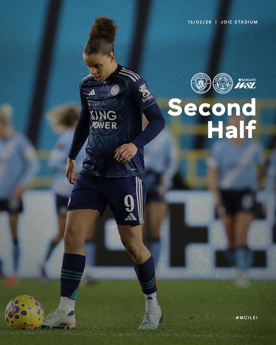 LCFC_Women's tweet photo. Play resumes in #MCILEI. https://t.co/BEcEMvsMA1