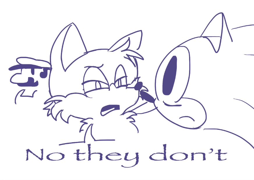 #Tails in his laboratory