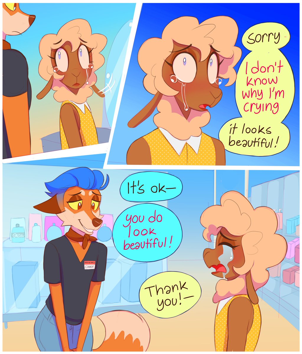 Watch out or you'll ruin the makeup!
(Part 11)