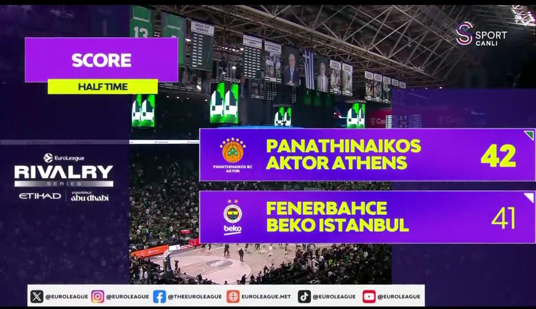 alaattinarik's tweet photo. #Euroleague 28.Raund
İLK YARI SONUCU
🏀 Panathinaikos 42-41 Fenerbahçe B
- Tucker 2. Çeyrekte çok kötü oynadı. Tarık Biberovic olmasa daha kötü bir skor ortaya çıkabilirdi.
@FBBasketbol #tucker #Decolo
#Baldwin #biberovic https://t.co/Z4Ulwe5VpV