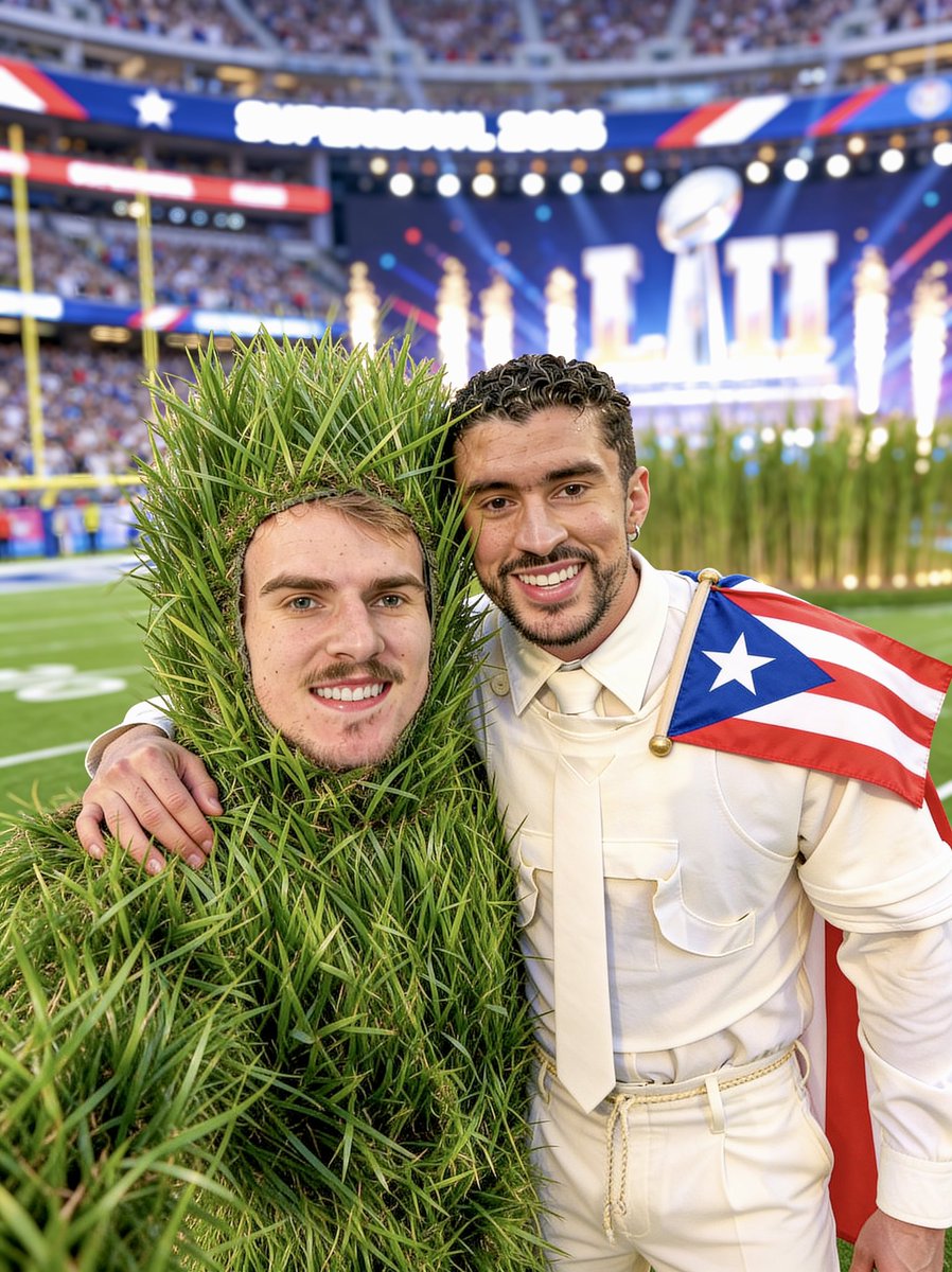 jannespsd's tweet photo. Danke @badbunnyfiles für die Zeit 🤝 #badbunnysuperbowl https://t.co/vSJx8TlzFk