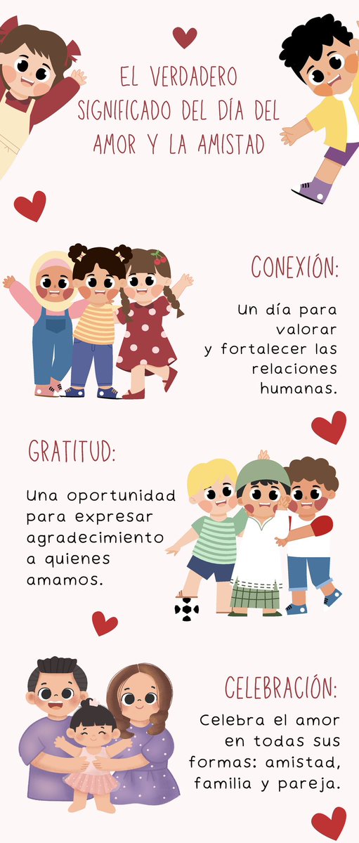 Es una conmemoración que busca exaltar la comprensión y cariño que debemos tenernos unos a otros. Además, es una oportunidad para obsequiar a algún ser querido, ya sea un presente, una bendición o una palabra de aliento.
¡Conoce el verdadero significado del #DíaDelAmorYLaAmistad!