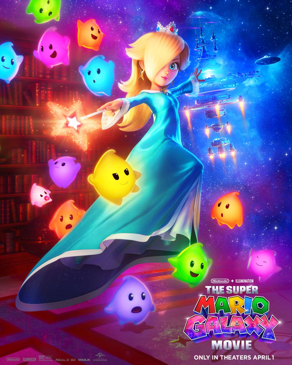 CartoonsOTMoon's tweet photo. ¡Primer póster de Rosalina en The Super Mario Galaxy Movie! https://t.co/Q2f3w3ZHVq