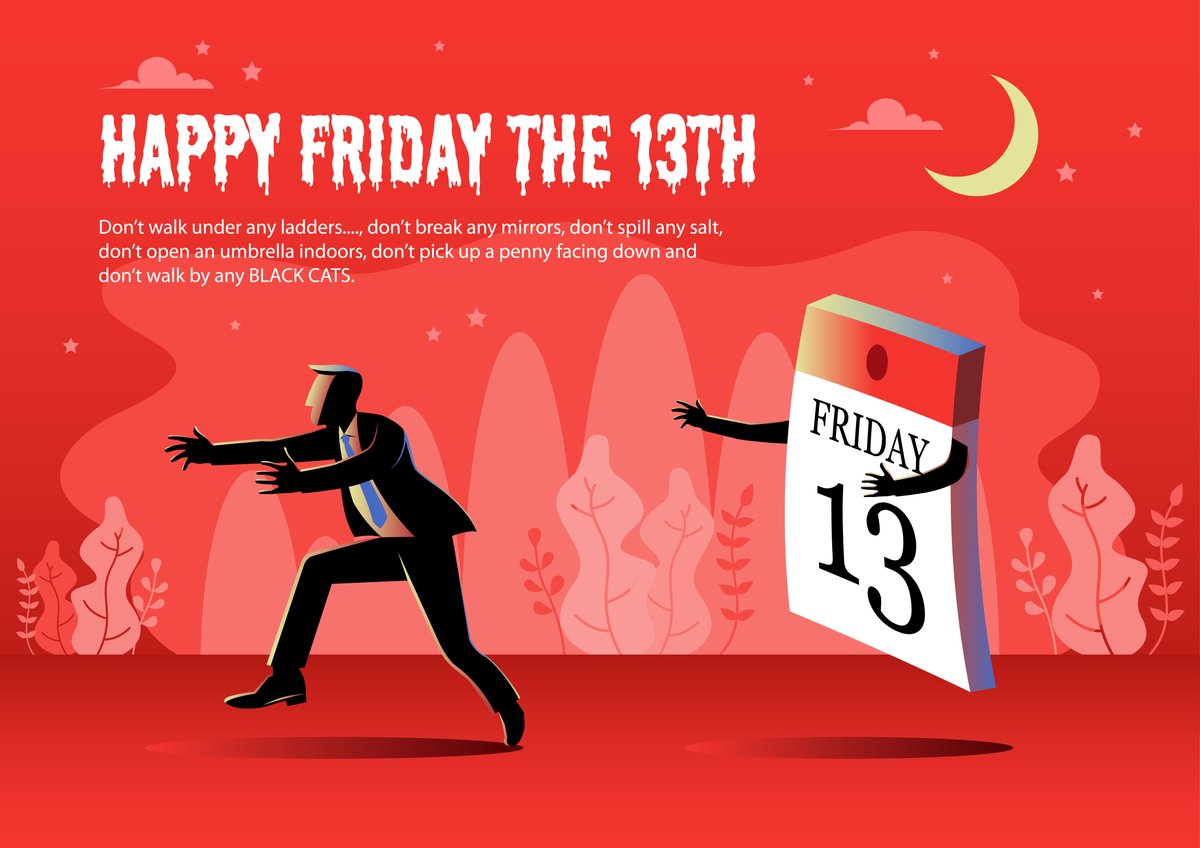 It snuck up on me - it's the 13th and a Friday...are you superstitious?
#fridaythe13th