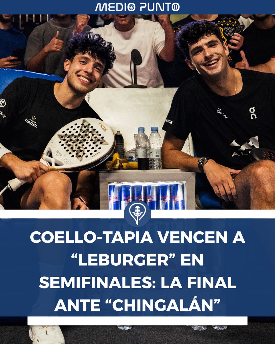 MedioPuntoPadel's tweet image. 🏆 COELLO Y TAPIA, FINALISTAS DEL RIYADH P1 🇸🇦

🤯 Vaya auténtico partidazo nos han regalado los cuatro jugadores en estas semifinales. El encuentro se resolvió en el tercer set tras más de dos horas de partido. 

#padel #premierpadel #padeltime #parati