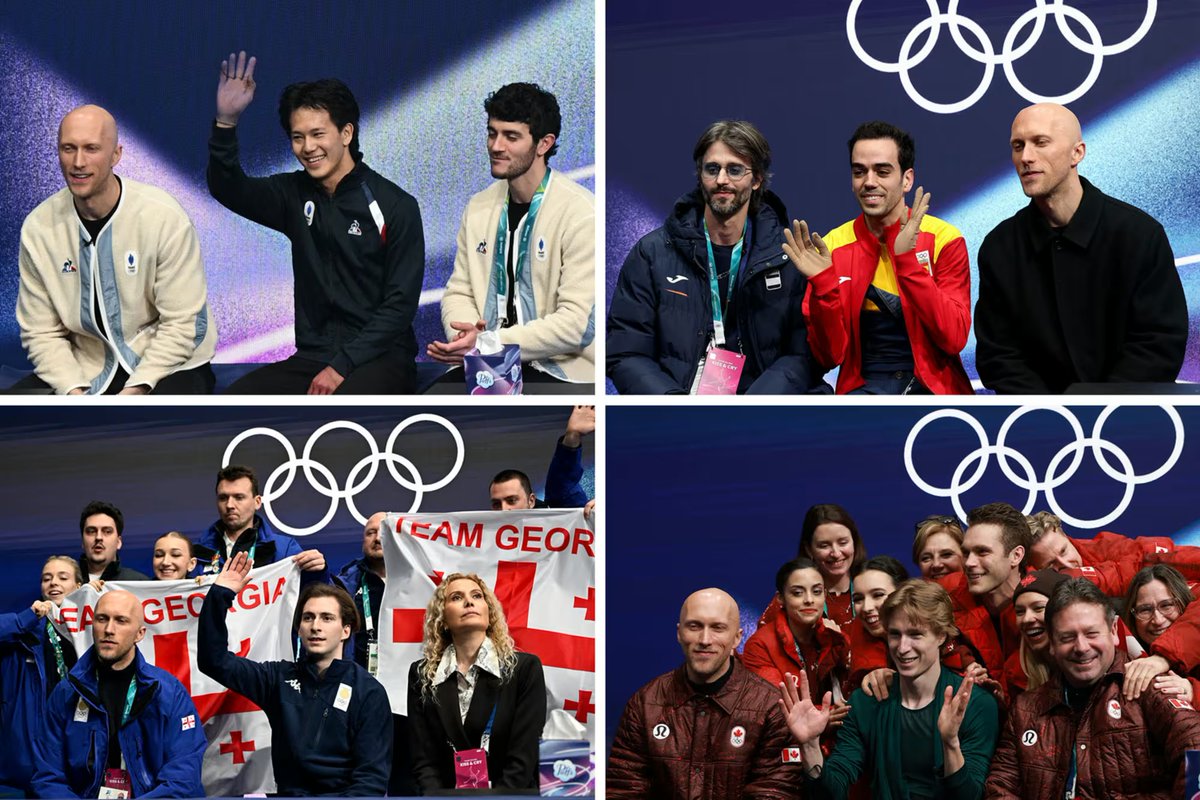 vismoglie's tweet photo. ブノワ・リショー振付師は、2026年ミラノ・コルティナ冬季オリンピックで、13カ国から集まった16選手の振付を担当した。メダル候補5名を含む多国籍チームを感情的に支え、ロッカーには10着のジャケットを準備し、変更する。国家の多様性と各選手の誇りを尊重する彼の信念を象徴している。
フランス出身の元アイスダンス選手である彼は、2013年から振付師として活動を開始し、口伝による指導で世界トップレベルに成長した。
大会期間中、キス＆クライエリアで各国選手のジャケットを素早く着替える姿が話題。