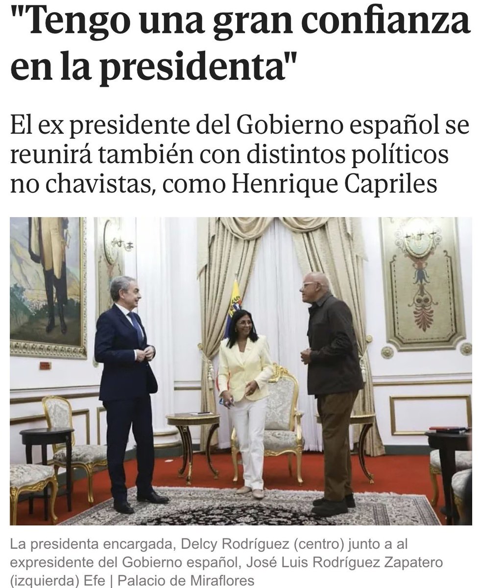 He aquí la aportación de Zapatero.