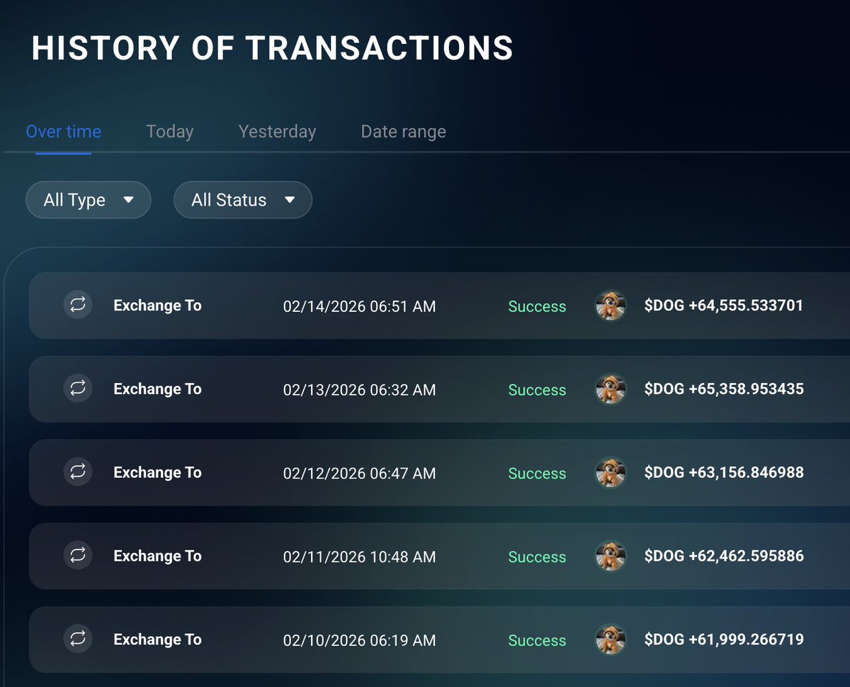 Hey $dog army, has everyone been stacking $dog this week at these gift level prices⁉️⁉️

Have you been getting the $dog for FREE like me⁉️

<a href="/uex_us/">UEX.US</a> is how you do it, more info here.... x.com/wildblueyondu/…

Have a great wknd 🍷🍻🐶🕺💃