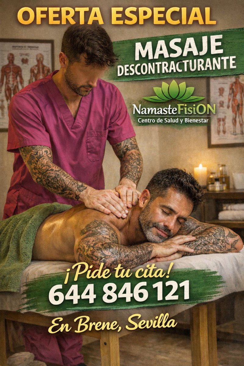 NamastefisiON 
Centro de salud y bienestar 
#masajes #terapiaholistica #masajedescontracturante