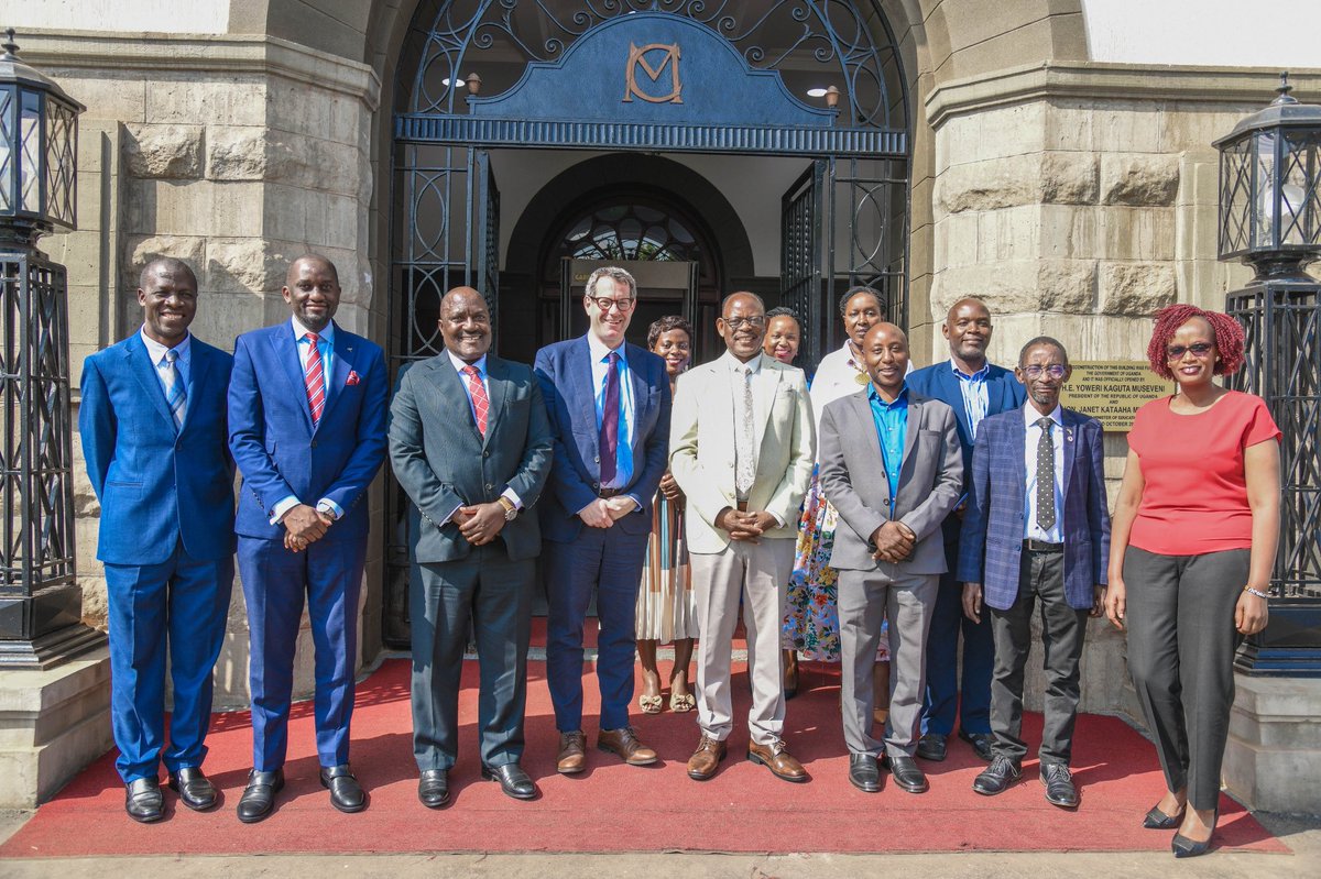 ProfNawangwe's tweet photo. Today we received Prof. Daniel Branch, Deputy Vice Chancellor of the University of Warwick. We had a very lively conversation about opportunities for collaboration between our two universities. Makerere University welcomes Prof. Branch and we look forward to a mutually beneficial collaboration.