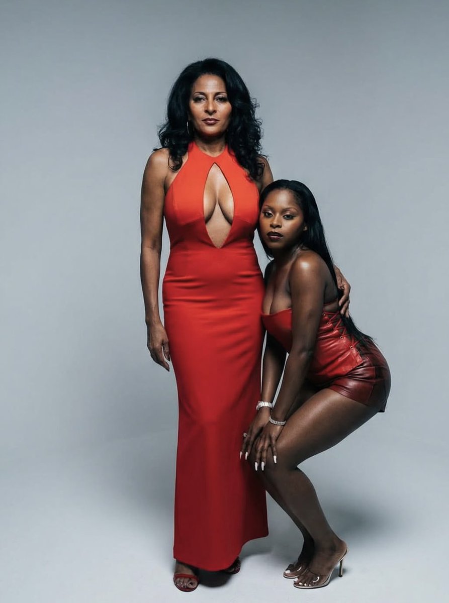 FoxnationTV's tweet image. OG BAD GYAL PAM GRIER, NEW BAD GYAL INGA MARCHAND . Foxy Brown of their respective eras ❤️‍🔥