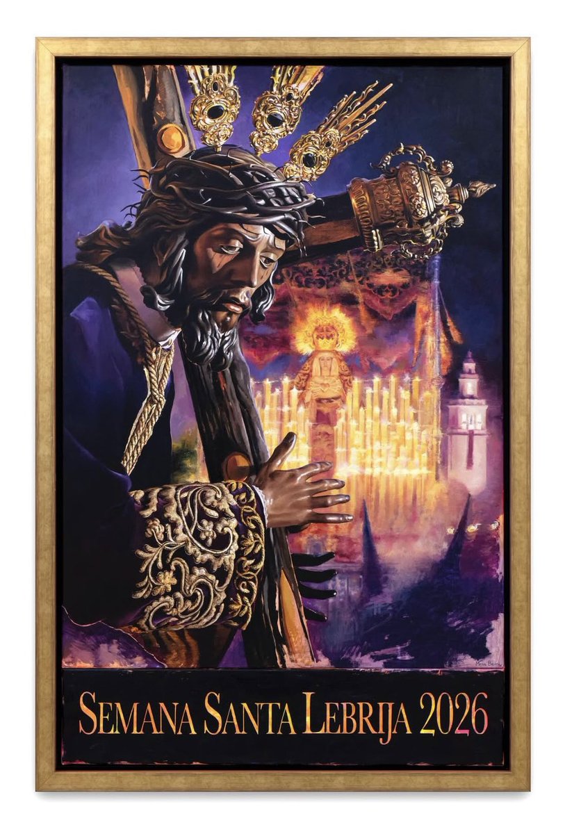 El cartel de la Semana Santa de Lebrija, obra de <a href="/MenaYBravo/">Mena y Bravo</a>