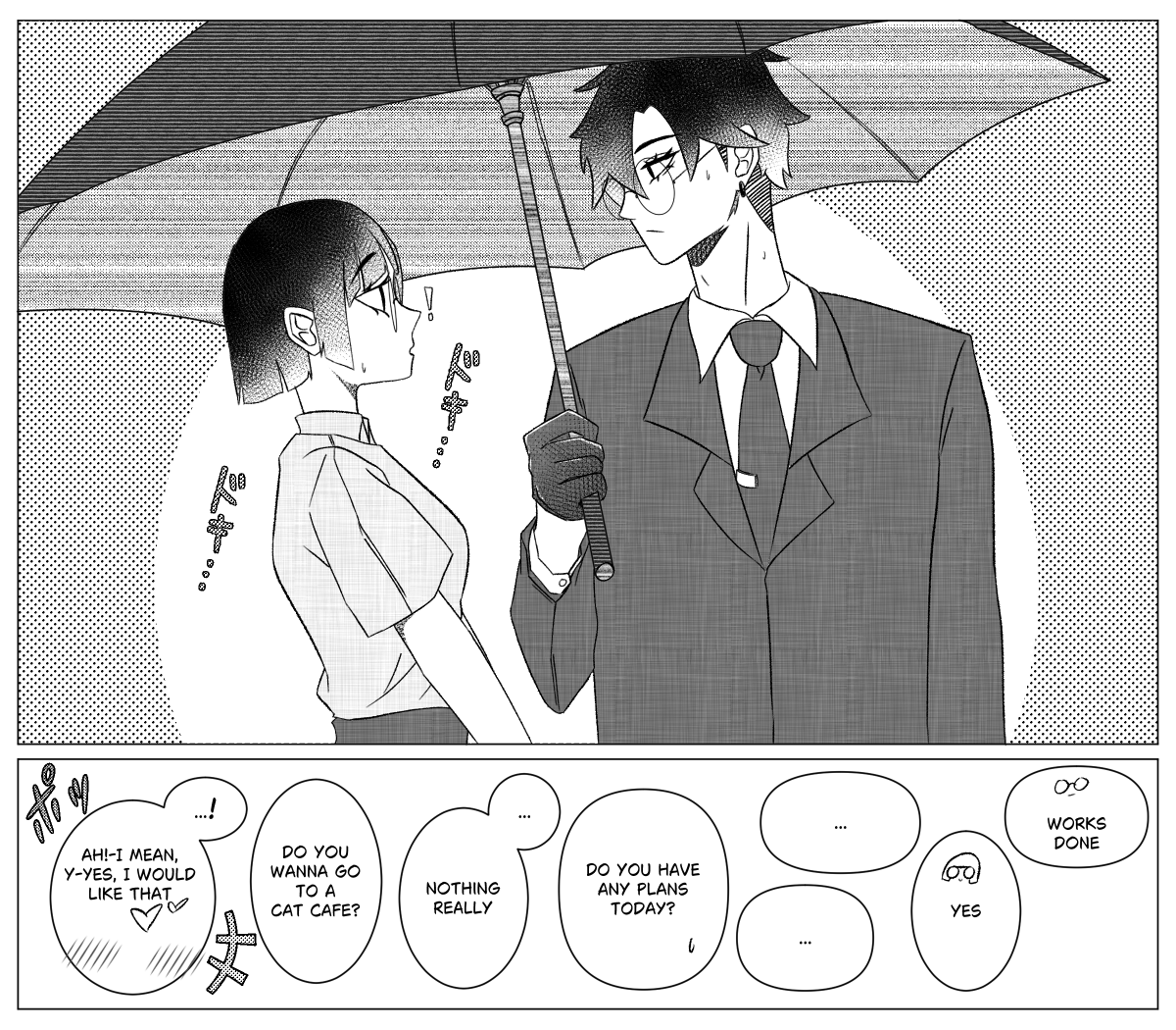 Happy Valentines x Cafe☕️
#HappyValentinesDay #manga #shortpanel