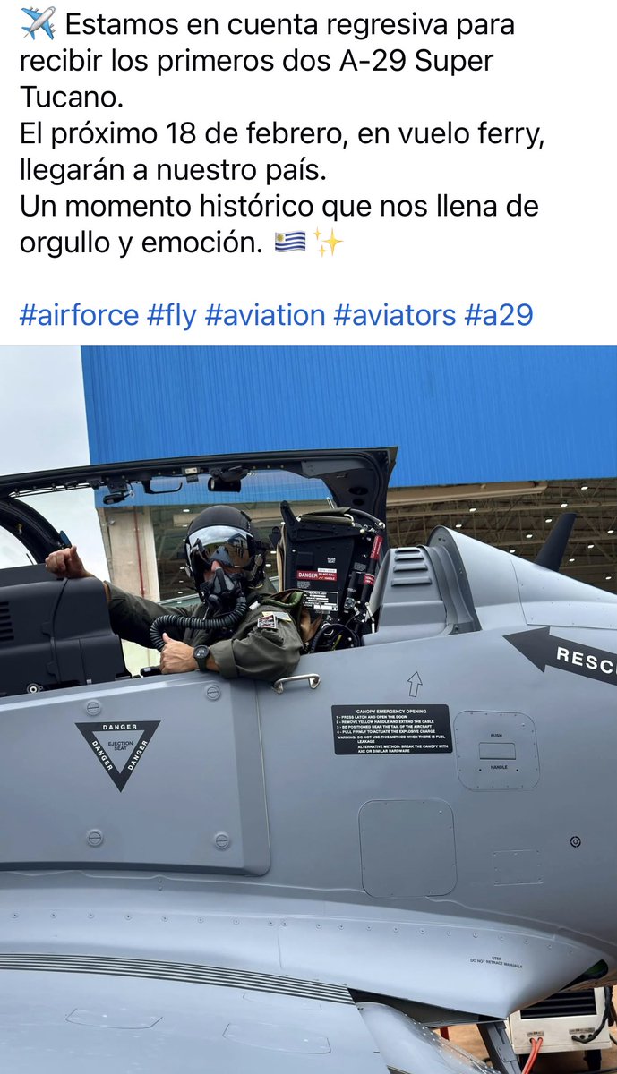 ⁦<a href="/jdiazalmeida/">Jorge Diaz</a>⁩ como que vienen aviones nuevos para la Fuerza Aerea? 

Estas en un cumple.