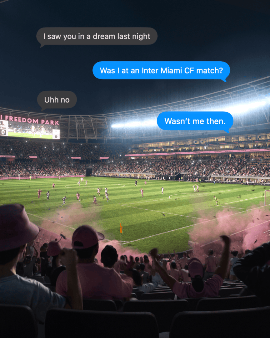 miafreedompark's tweet photo. When @intermiamicf is on the mind 24/7.

#MiamiDevelopment #MFPDistrict #MiamiFreedomPark #InterMiamiCF https://t.co/XhmNdxCMg9