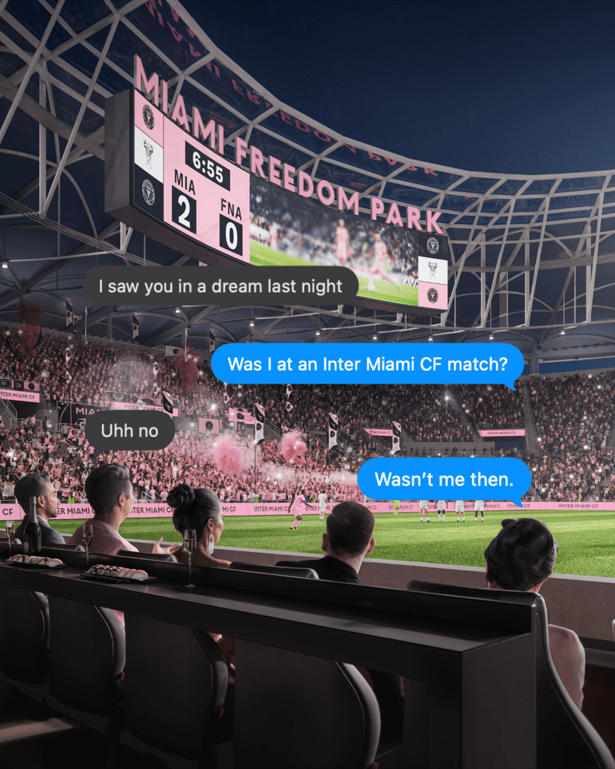 miafreedompark's tweet photo. When @intermiamicf is on the mind 24/7.

#MiamiDevelopment #MFPDistrict #MiamiFreedomPark #InterMiamiCF https://t.co/XhmNdxCMg9