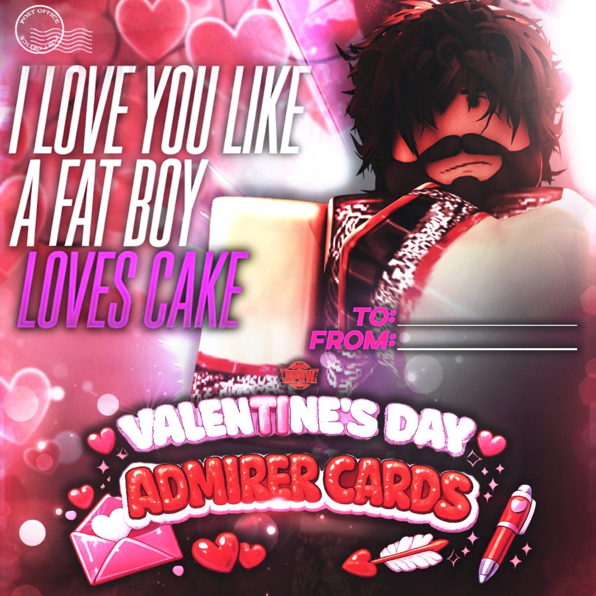 VALENTINE's DAY ADMIRER CARDS (3/4)! 💌

Happy VALENTINE's DAY from the OPRW team to you, as we look to CONTINUE delivering product to use for that SPECIAL SOMEBODY in your life! 🤩

<a href="/vjustlno/">justino</a>, <a href="/MarleyMcMahonRW/">Marley McMahon</a>, <a href="/TheCaileyApoth/">Cailey</a> &amp; <a href="/Ioveandm3th/">Fade Collins</a> obviously have their Valentine's set